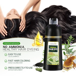 Shampoo Colorante alle Erbe 3-in-1, Colorazione Rapida <span class=keywords><strong>Senza</strong></span> <span class=keywords><strong>Ammoniaca</strong></span>, Tinta Permanente <span class=keywords><strong>per</strong></span> Copertura <span class=keywords><strong>Capelli</strong></span> Grigi - Product Image 6
