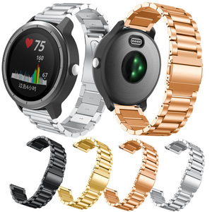 Bracelet de montre de luxe en acier inoxydable noir de 22 mm pour <span class=keywords><strong>Garmin</strong></span> Venu/3/2/<span class=keywords><strong>SQ</strong></span>/<span class=keywords><strong>SQ</strong></span> 2/Venu2 Plus Vivoactive 3/4/5 - Product Image 2