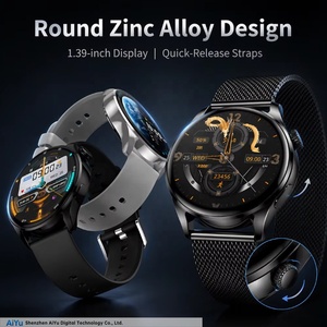 Reloj Inteligente con Pantalla IPS de 1.39 Pulgadas para Unisex, Compatible con Monitoreo de Frecuencia Cardíaca, Oxígeno en Sangre, <span class=keywords><strong>Ciclo</strong></span> <span class=keywords><strong>Menstrual</strong></span> y Estilo de Vida Sedentario CY32 - Product Image 2