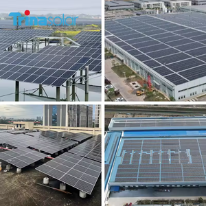 Venta caliente <span class=keywords><strong>Trina</strong></span> Vertex S + Dual Glass N Type Neg9R 28 430W 440W 450W Panel <span class=keywords><strong>solar</strong></span> de marco negro - Product Image 3