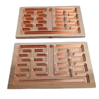 Plaque froide liquide liquide de refroidissement sans corrosion Refroidisseur d'eau en aluminium Refroidisseur d'eau personnalisé pour système de refroidissement CPU