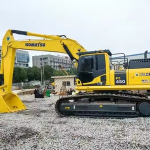 Excavatrice hydraulique Komatsu PC450-7 d'occasion en bon état, 45 tonnes, engin de construction lourd avec moteur - Product Image 3