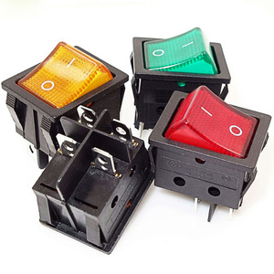 Interruptor Basculante para Barco, Suministro del Fabricante, 16A 250V CA, 4 Pines, ON-OFF, PA66, 10000 Ciclos de Vida Útil, Alta Resistencia de Aislamiento - Product Image 5