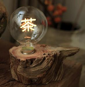 Wooden Carved Relievo Home Decoration Lighting Fixtures (Whole Lamp) Reusable - Product Image 3