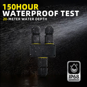 IP68电缆防水连接器Y分支连接器2针3针24A 450V电缆电线密封套连接器 - Product Image 6