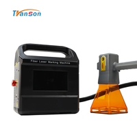 Machine de marquage laser à fibre portable mini pour numéros de châssis de camion, gravure sur métal, 20W 25W MAX