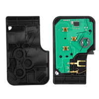 Clé de télécommande de voiture pour Renault Megane 2 Scenic 2 2003-2008 ID46 PCF7947 433MHz Remplacement de la coque de la carte intelligente