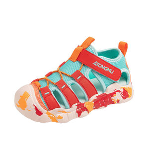 Sandales de sport d'été pour enfants, chaussures de plage tendance pour garçons et filles, avec empeigne en maille anti-choc pour activités de plein air et vacances en montagne - Product Image 5