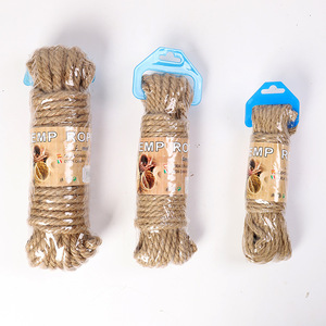 <span class=keywords><strong>Corde</strong></span> de jute <span class=keywords><strong>naturelle</strong></span> de différentes tailles (2,5 mm à 11 mm) pour le bricolage, cordon de chanvre pour matériaux artisanaux, ficelle de jute torsadée pour la décoration de la maison - Product Image 3