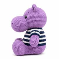 Jouets en crochet tricotés, animaux artisanaux en peluche, poupées animales en tissu tricoté personnalisées, jouets en peluche doux en coton faits à la main