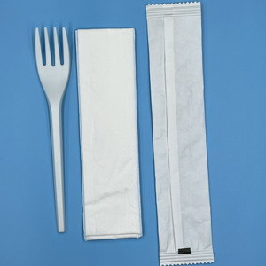 <span class=keywords><strong>Servet</strong></span> qualità prezzo Tissue cucchiai hotel multicolori economici imballaggi laminati trasparenti monouso per posate sacchetti con tovagliolo - Product Image 2