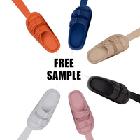 Tongs confortables et douces à plateforme, pour la maison et la plage, Cloud Slides pour femmes et hommes, semelle intérieure en EVA