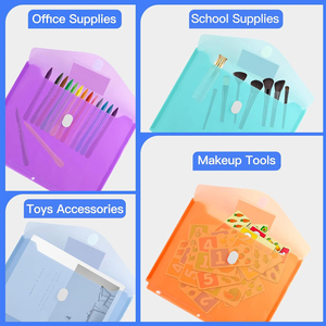 <span class=keywords><strong>2025</strong></span> New Arrival Đầy Màu Sắc Túi Nhựa 3 Vòng Snap Đóng Cửa Nhãn Thư Kích Thước Cú Đấm Fillable Chất Kết Dính Tổ Chức Thư Mục Tập Tin - Product Image 6