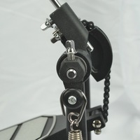 Stanluo Black Aluminum Alloy Drum Pedal Beater Percussion Instrument Accessory for Drum Players