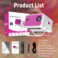 Precio de fábrica TP350 portátil Android 11 HD proyector 4K baja latencia Mini proyector de cine en casa actualizado TP350 proyector
