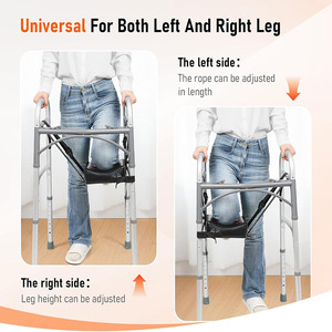 Aide à la marche DuraPower avec support pour les jambes, genouillère et repose-pieds pour les personnes âgées, utilisation en extérieur - Product Image 2