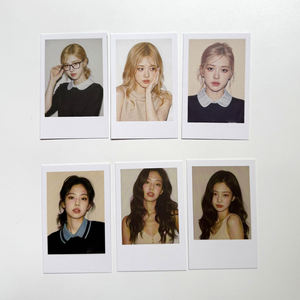 4 pz/set KPOP JENNIE ROSE fotocopie con stampa su due lati di carte Lomo in cartoline in stile coreano fan della collezione di regali di compleanno - Product Image 3