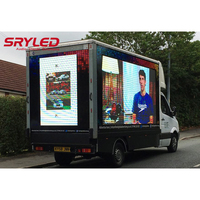 Écran LED publicitaire mobile pour camions P4 P5 P6 P8 P10, affichage extérieur, 960x960mm, double face, pour camions fourgonnettes