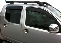 Fenêtre porte visière noir pour Nissan Navara D40 accessoires 2006 2005-2011 pare-pluie déflecteur de vent
