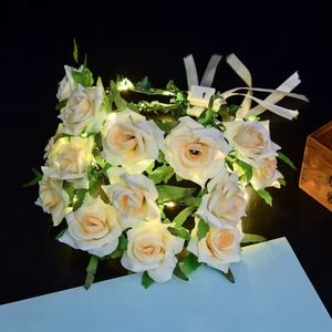 Diadema Floral con Rosas Luminosas, Corona de Flores LED, Guirnalda Brillante, Accesorios para <span class=keywords><strong>el</strong></span> Cabello para Bodas, Cumpleaños y Festivales - Product Image 1