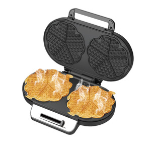 Temperature Control Stainless Steel Panel Heart <b>Waffle</b> <b>Maker</b> Non-Stick Double <b>Waffle</b> <b>Maker</b> - Product Image 6