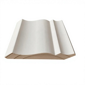 Moulures décoratives intérieures pour appartements, corniches pré-encollées à joint en doigt, moulures de finition, panneaux de plafond en bois pour hôtels - Product Image 3