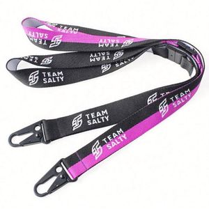Custom Logo Printed Neck Nylon Strap <b>Lanyard</b> Sling ID Badge Keychain Holder <b>Lanyard</b> Name Card <b>Polyester</b> <b>Lanyard</b> for Event - Product Image 4
