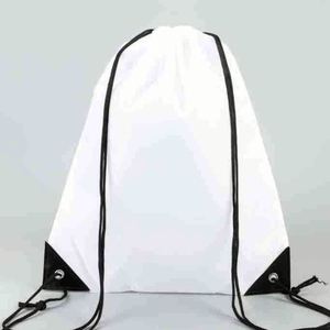 Customized Factory Cheap Polyester Shopping <b>Bag</b> Draw <b>String</b> Custom Logo Sports Gym <b>Bag</b> Bundle Pouch Promotional Drawstring <b>Bag</b> - Product Image 4