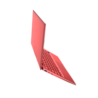 Pas cher Rouge 14.1 Pouces N5095 CPU Studio Ordinateur Portable Full Win11 512GB SSD 180 Degrés Flip Ultra Mince Notebook pc Business Laptop PC