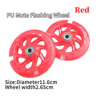 Haute qualité diamètre 116mm enfants roue multicolore enfants Skateboard roues Skateboard roues enfants accessoires