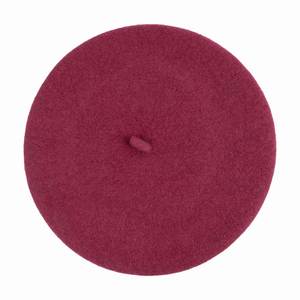 Boina Francesa de Lana de Color Sólido, Personalizada, al por Mayor de Fábrica OEM, en Stock, para Mujer - Product Image 5