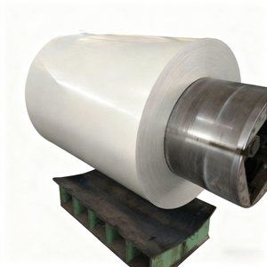 Bobine d'acier galvanisé prélaqué DX51D RAL9010, épaisseur 0,5 mm, largeur 1219 mm, revêtement supérieur 5-25 µm, revêtement couleur 5-10 µm - Product Image 1