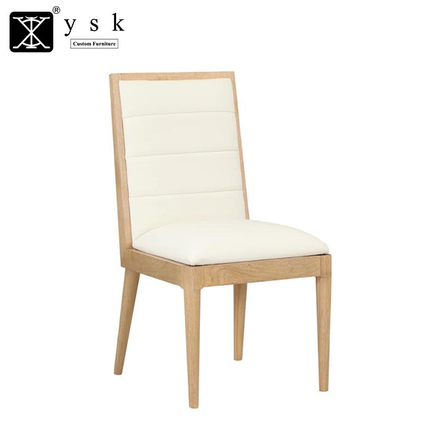 USA Solid White Oak Wood Frame Good Quality Commerical Grade Comfortable Dining Chair for Restaurant DC-1993