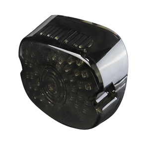 <span class=keywords><strong>Feu</strong></span> arrière à LED pour frein de moto, clignotant arrière fumé Plug and Play pour Harley Davidson Dyna Road <span class=keywords><strong>King</strong></span> Glide Electra - Product Image 3