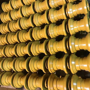 Rouleau inférieur de chenille forgé 35MnB (jaune/noir) - Product Image 4