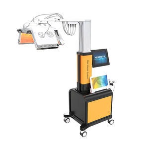 Appareil multifonctionnel 6-en-1 pour la croissance des cheveux au laser |   Appareil de repousse des cheveux par thérapie à 260 lampes, avec inspection du cuir chevelu, pulvérisation de brume et stylo dermique - Product Image 2