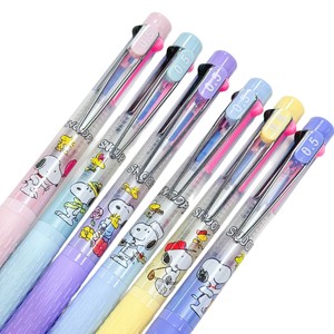 Stylo tricolore facile à écrire en gros avec <span class=keywords><strong>extraction</strong></span> de noyau à une touche Stylo spécial dessin animé mignon pour que les étudiants marquent des points clés - Product Image 6