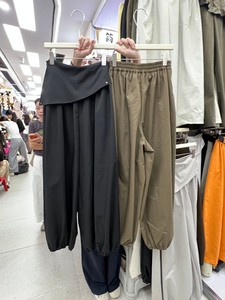 TT 2026 <span class=keywords><strong>Pantaloni</strong></span> Autunnali all'Ingrosso da <span class=keywords><strong>Donna</strong></span>, Stile Unico, con Vita Asimmetrica a Fascia Diagonale, Peplum Finto e Tasche <span class=keywords><strong>Cargo</strong></span>, Modello Lanterna - Product Image 5