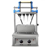 Ligne de production automatique de Kono Pizza Cono Maker faisant la machine de biscuit de gaufrette de cône de crème glacée