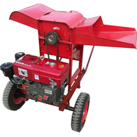 Machine à battre le grain électrique automatique multifonctionnelle, moteur 220V, capacité 200-300kg/h, pour usage agricole à petite échelle