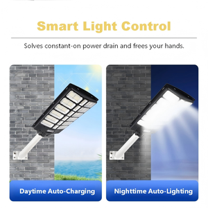 Lampadaire <span class=keywords><strong>solaire</strong></span> LED extérieur haute luminosité intégré 200W 300W 400W, éclairage <span class=keywords><strong>solaire</strong></span> tout-en-un à économie d'énergie, projecteur <span class=keywords><strong>solaire</strong></span> 1000W - Product Image 4