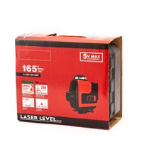 Niveau laser vert 4D 16 lignes de qualité industrielle et DIY avec batterie au lithium haute précision, rotation 4x360, à prix réduit