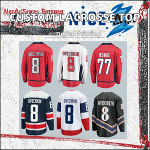 Groothandel Jeugd Lacrosse Jersey met Aangepast Teamnaam Logo Nummer Snel Droogend Print OEM Service Fabrieksprijs - Product Image 2