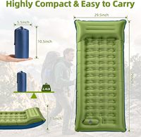 Matelas de camping auto-gonflant en TPU léger et portable, imperméable et durable pour l'été et la randonnée – Offre spéciale
