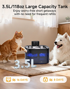 New Plastic Charge Dog Cat <b>Water</b> <b>Dispenser</b> Circulating Filter Flowing Intelligent Pet <b>Automatic</b> <b>Water</b> Feeder Bowl Cross-border - Product Image 5