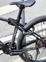 Antivol de chaîne de vélo pliable portable haut de gamme en acier allié haute résistance avec code numérique personnalisable