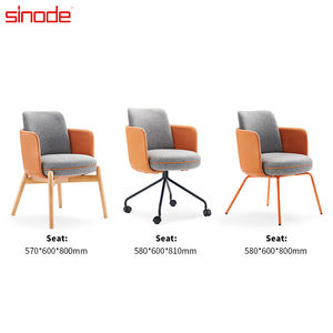 Chaise d'appoint en cuir élégant Design minimaliste rembourré-Sièges commerciaux pour salons VIP, atriums d'hôtels et restaurants gastronomiques - Product Image 6