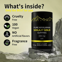 Résine de Shilajit pur de marque distributeur Oem Acide fulvique pur de l'Himalaya Résine de Shilajit 75% mg Gommes de Shilajit
