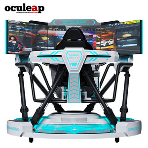<span class=keywords><strong>Simulador</strong></span> <span class=keywords><strong>de</strong></span> Carreras VR Oculeap, Máquina <span class=keywords><strong>de</strong></span> Juegos <span class=keywords><strong>de</strong></span> Realidad Virtual con 3 Pantallas, Sistemas <span class=keywords><strong>de</strong></span> Pago con Monedas y Tarjetas <span class=keywords><strong>de</strong></span> Crédito, Máquina <span class=keywords><strong>de</strong></span> Juegos 3D 5D - Product Image 1