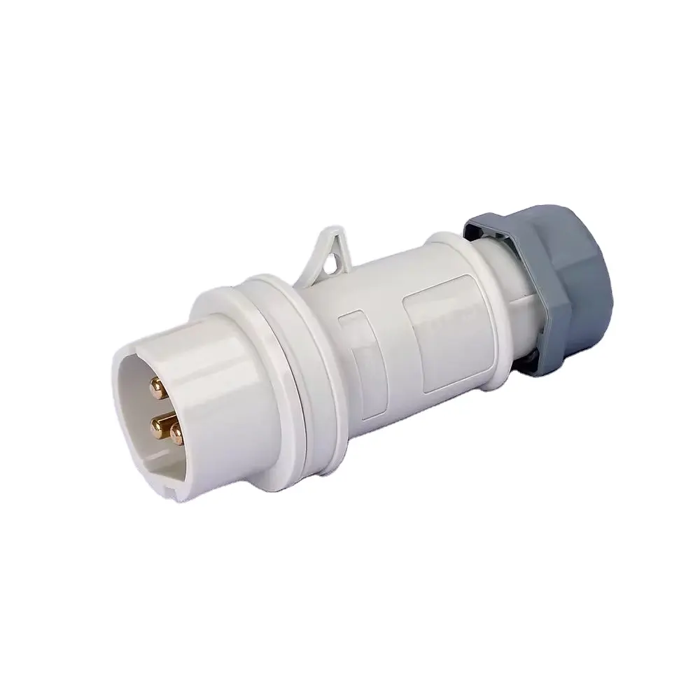 Modern Novel Design Wholesale Price Industrial Plug Socket IEC Standard IP44 Waterproof Low Voltage Power Plug 48V 3P 16A 12H